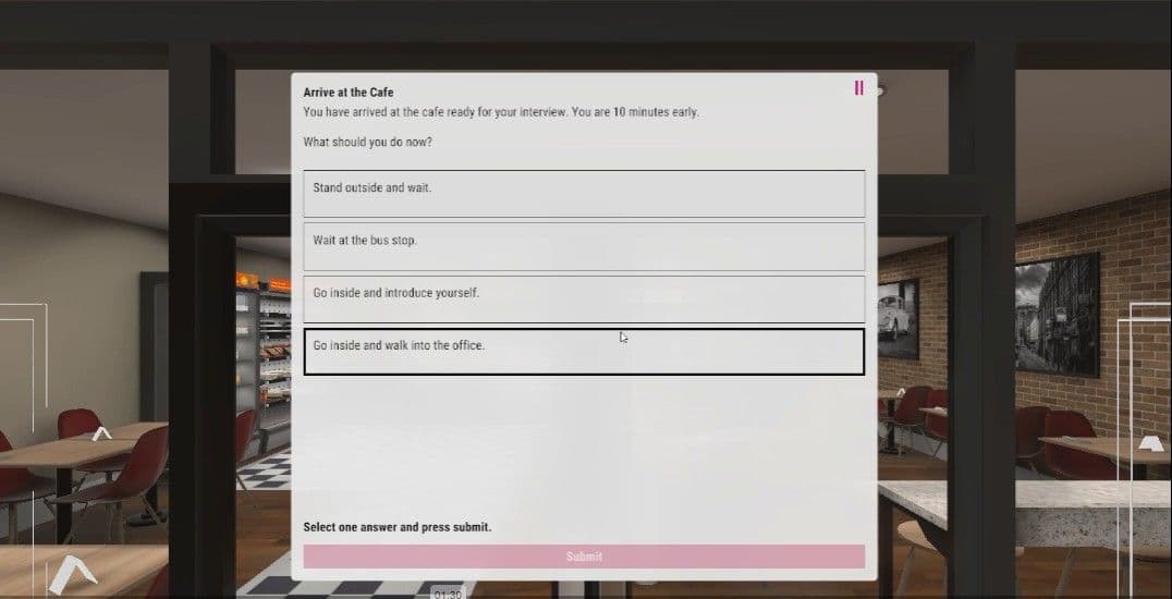 Preparing for and attending a job interview